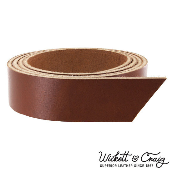 Brown Leather Belt (Nickel Plate)