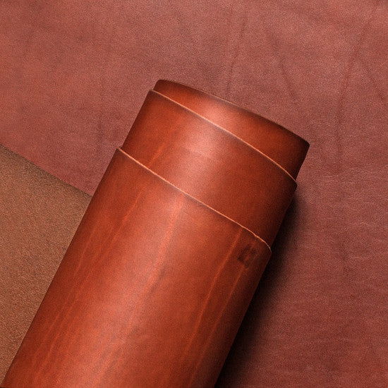 Brown Leather Belt (Nickel Plate)