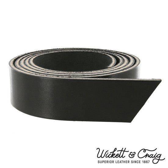 Black Leather Belt (Nickel Plate)